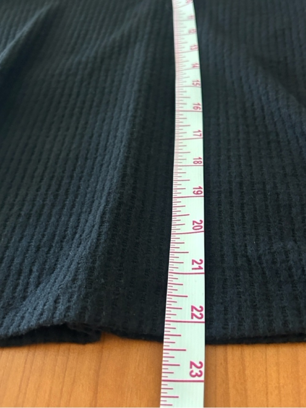 Lulu's Black Ribbed Square Neck Top - Picture 7 of 8